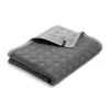 Couvre-lit Mega Dot organic 195x245 cm, Dark grey