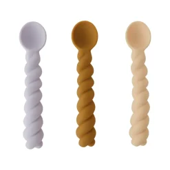 Cuillère Mellow Lot de 3, Lavender-vanilla-light Rubber