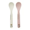 Cuillères Pippi Cirkus, lot de 2, Rose-blanc