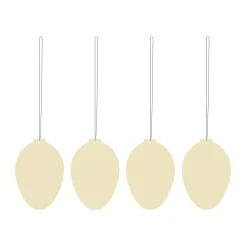 Décoration de Pâques Easter Deco œuf Lot de 4, Light yellow