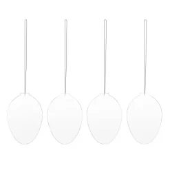 Décoration de Pâques Easter Deco œuf Lot de 4, White