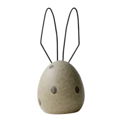 Décoration de Pâques Hare H18 cm, Beige dot