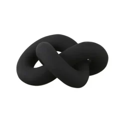 Décoration Knot Table Large, Black