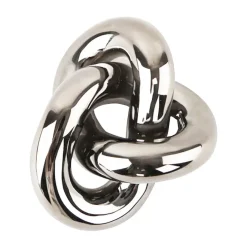 Décoration Knot Table Small, Light Silver