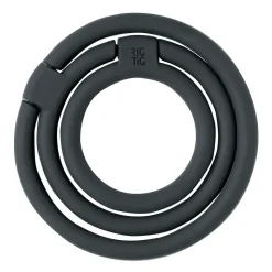Dessous de plat CIRCLES Ø13 cm, Noir