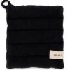 Dessous de plat Ernst coton, Noir
