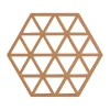Dessous de plat Triangle, Light Terracotta