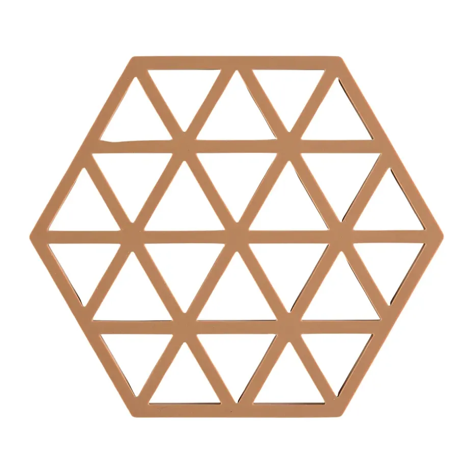 Dessous de plat Triangle, Light Terracotta
