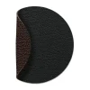 Dessous de verre Bull réversible circle 1 pièce, Noir-marron