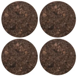 Dessous de verre Cork Lot de 4, Smoked