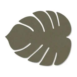 Dessous de verre Monstera Leaf Nupo, Vert armée