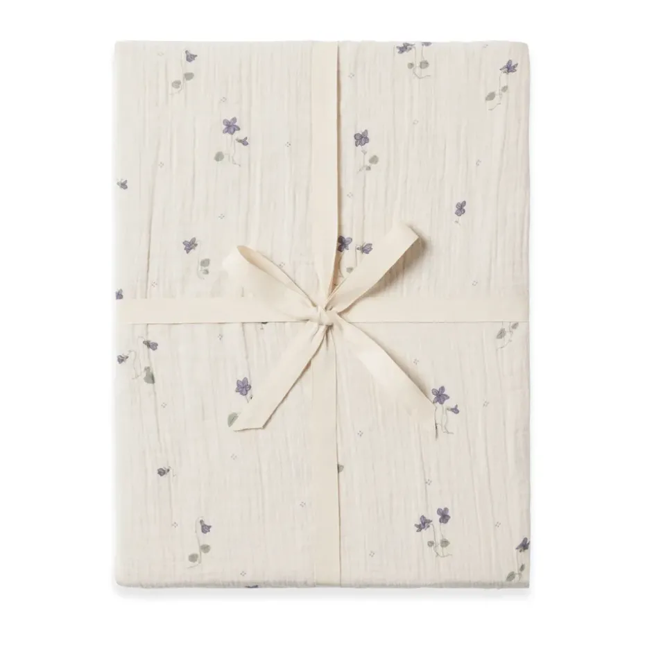 Drap-housse Viola Muslin, 60x120x20 cm