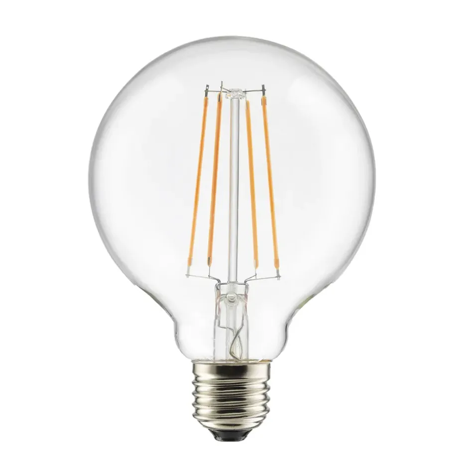 E27 LED glob 100 intensité réglable en 3 seuils, Transparent