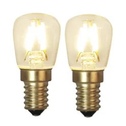 E14 LED soft glow lot de 2, 2,6 cm 2100K