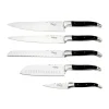 Ensemble de couteaux de chef Laguiole By Hâws 5 pièces, Black Wood