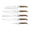 Ensemble de couteaux de chef Laguiole By Hâws 5 pièces, Olive