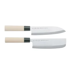 Ensemble de couteaux santoku & nakiri Satake Houcho, 2 pièces