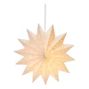 Etoile de l'avent Alfa blanc, 60 cm