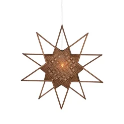 Etoile de l'avent Karin Ø70 cm, Marron