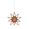 Etoile de l'avent Karin Ø45 cm, Marron