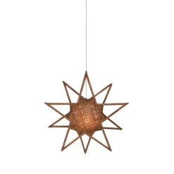 Etoile de l'avent Karin Ø45 cm, Marron