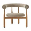 Fauteuil lounge Bukowski, Oak, Moss 16