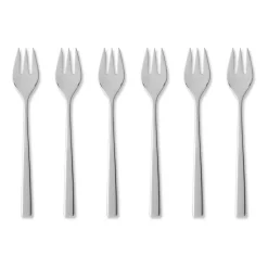 Fourchette à gâteau Fuga Lot de 6, Acier inoxydable