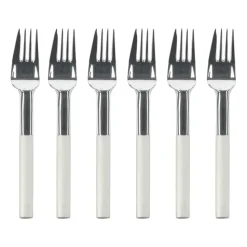 Fourchette à gâteau Nobel Lot de 6, Acier inoxydable