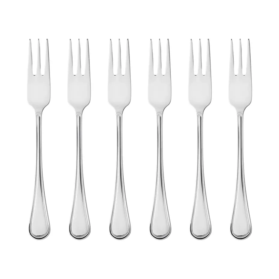Fourchette à gâteau Oxford Lot de 6, Acier inoxydable