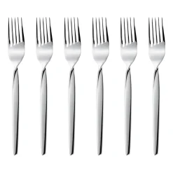 Fourchette à gâteau Twist Lot de 6, Acier inoxydable