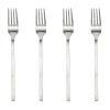 Fourchette Yuka, lot de 4., Acier brossé