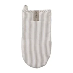 Gant de cuisine Ernst rayé, Rayé beige-blanc