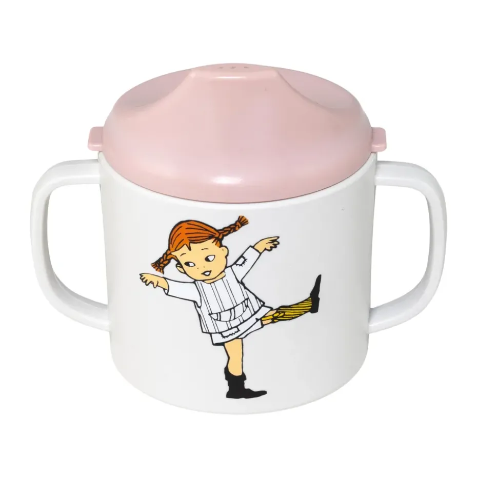 Gobelet à bec Pippi Cirkus 20 cl, Rose