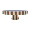 Grand plat à service Toppu Ø27 cm, Caramel-lavender