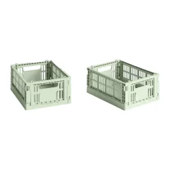 HAY Colour Crate Mini 13x17 cm, lot de 2, Mint