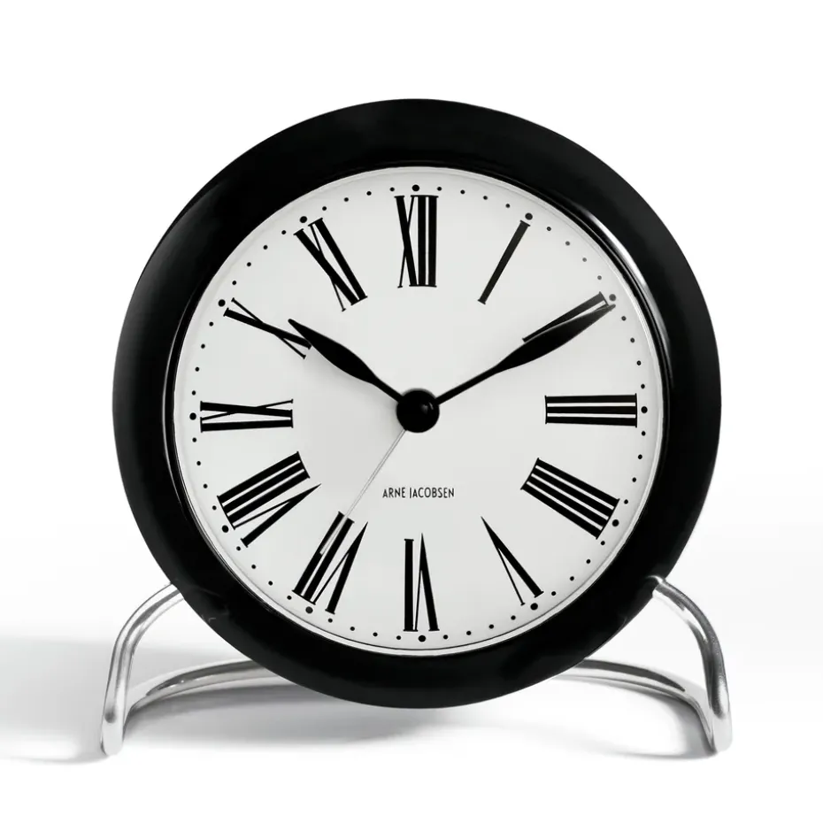 Horloge de table AJ Roman, noir