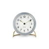 Horloge de table AJ Station 12 cm, gris-blanc