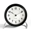 Horloge de table AJ Station, noir