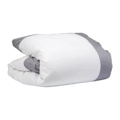 Housse de couette Sobrio, Gris, 220x220 cm