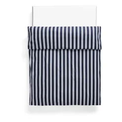 Housse de couette Été 220x220 cm, Bleu nuit - gris clair
