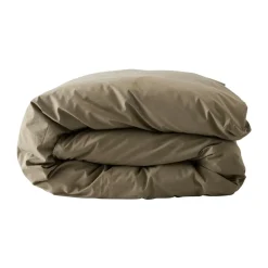 Housse de couette Tell Me More en coton, Olive, 240x220 cm