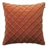 Housse de coussin Deva 50x50 cm, Terre cuite
