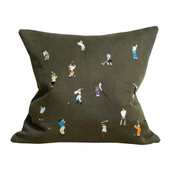 Housse de coussin Golfers 48x48 cm, Green