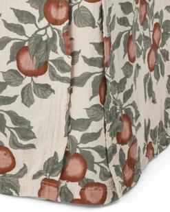 Jupe de lit Pomme Muslin, 140x200x53 cm