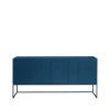 Kilt Light 180 table d'appoint, deep blue, 4 portes