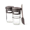 Kit de démarrage pour pain au levain Lékué lot de 3, Marron