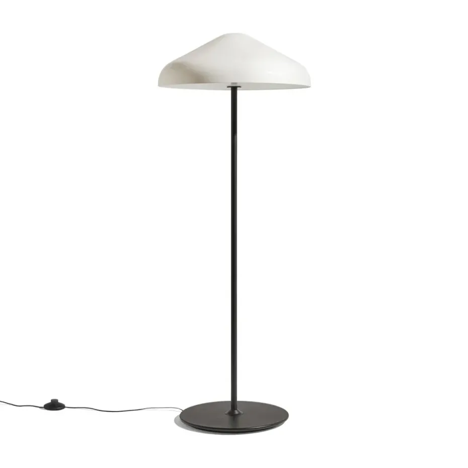 Lampadaire en acier Pao Ø47 cm, Blanc crème