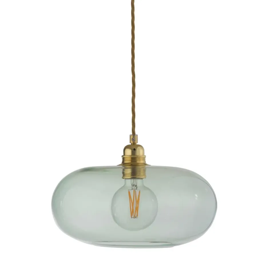 Lampe à suspension Ø 29 cm Horizon, Vert forêt
