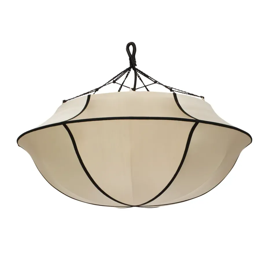 Lampe à suspension Indochina Classic Umbrella, Kit-black