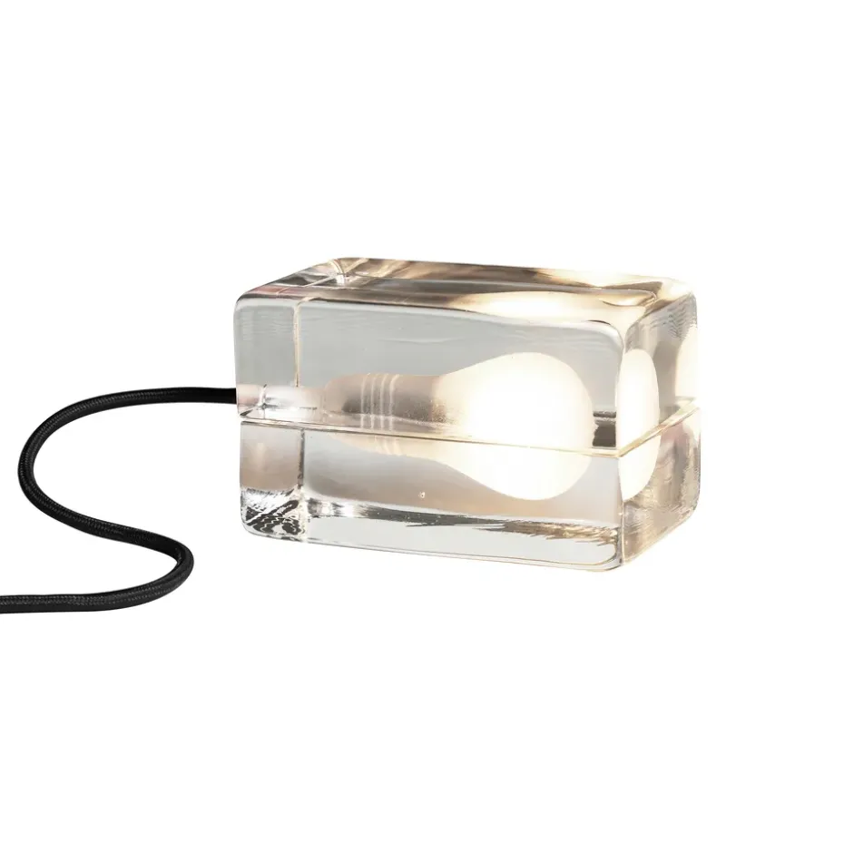 Lampe Block, câble noir